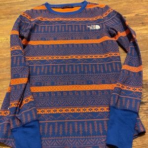 North Face Winter Running Waffle Shirt